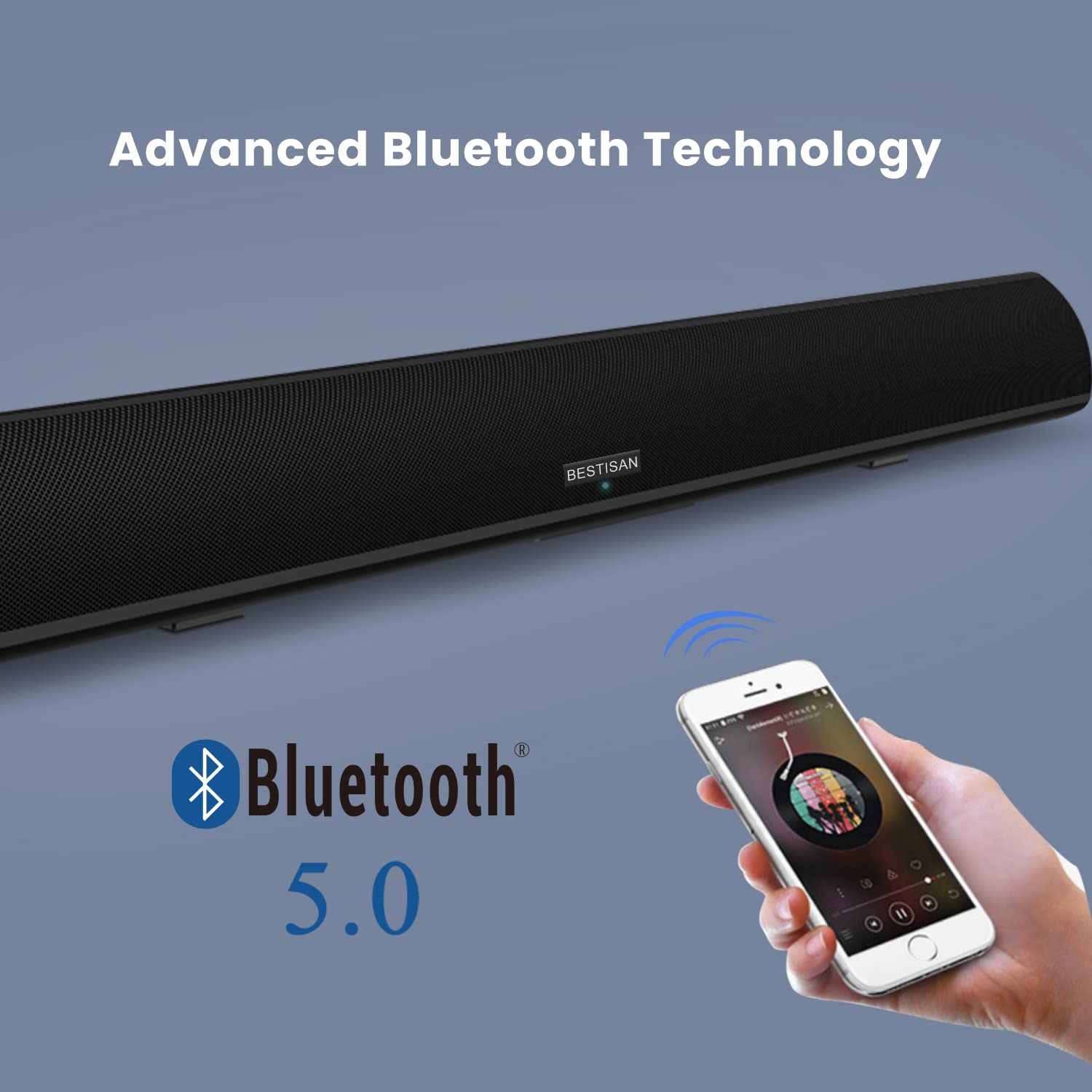 新品未使用 BESTISAN サウンドバー Bluetoothスピーカー テレビ Amazon.co.jp: BESTISAN サウンドバー テレビ スピーカー 80W